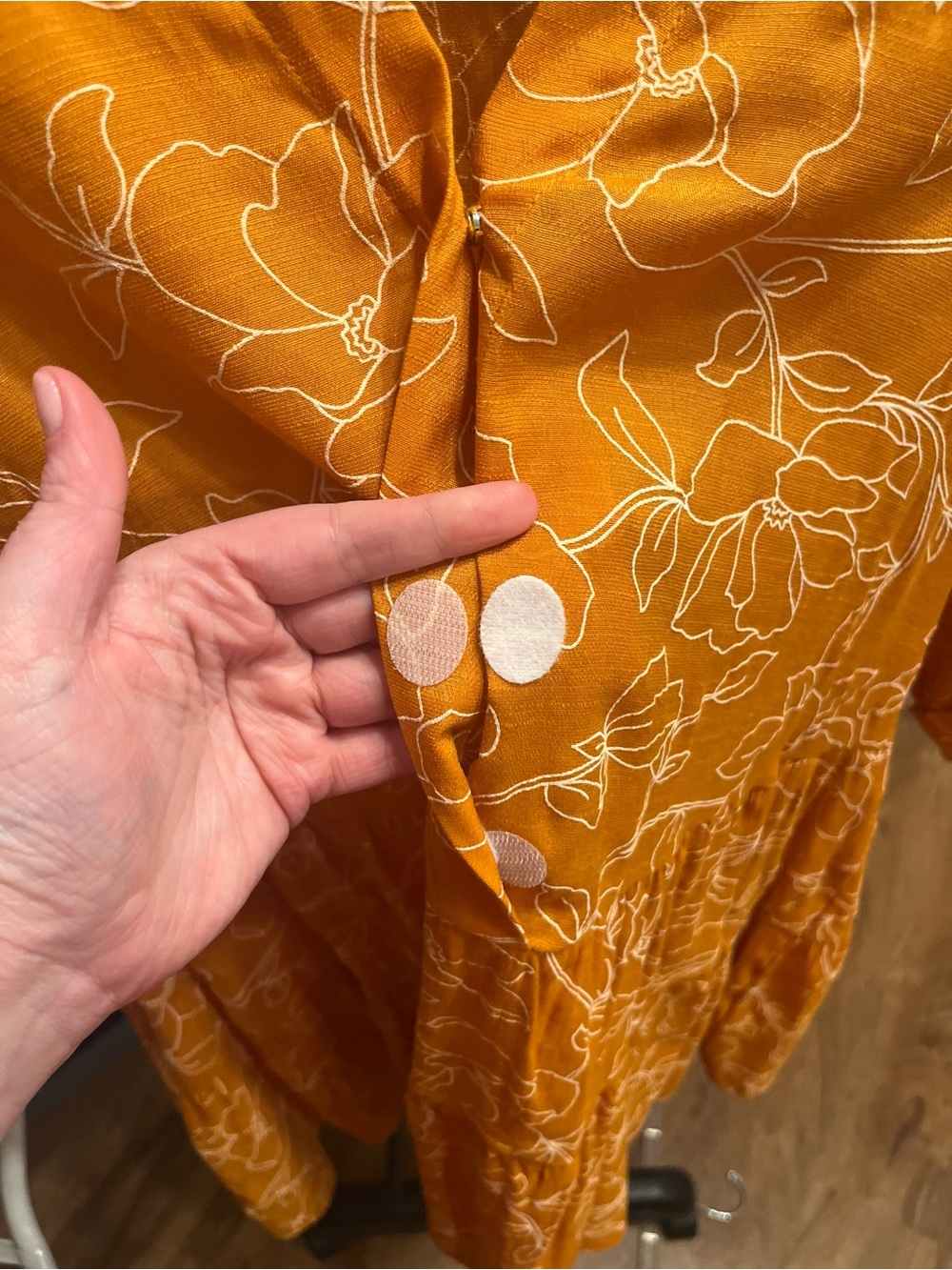 Cato Brand - 18/20 - Orange Top with White Embroidery - Picture 2 of 2